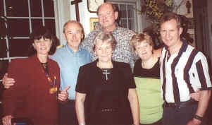 Grooup photo of Ellen Mallay, Randy Vickers, Dorothy Vickers, J.B.Mallay, Annie Barr, Clive Barr